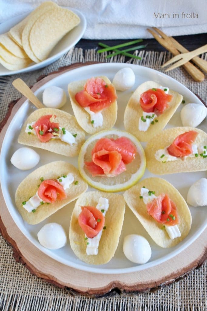 Chips met Zalm en Kaas