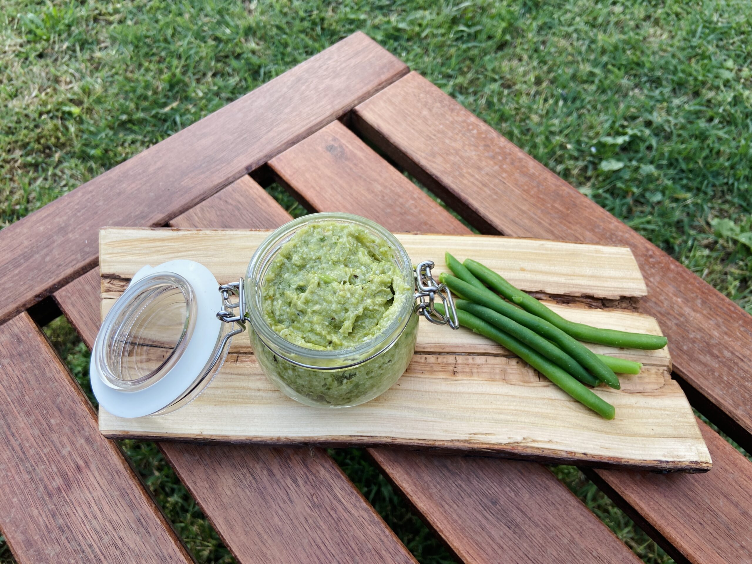 Pesto van sperziebonen