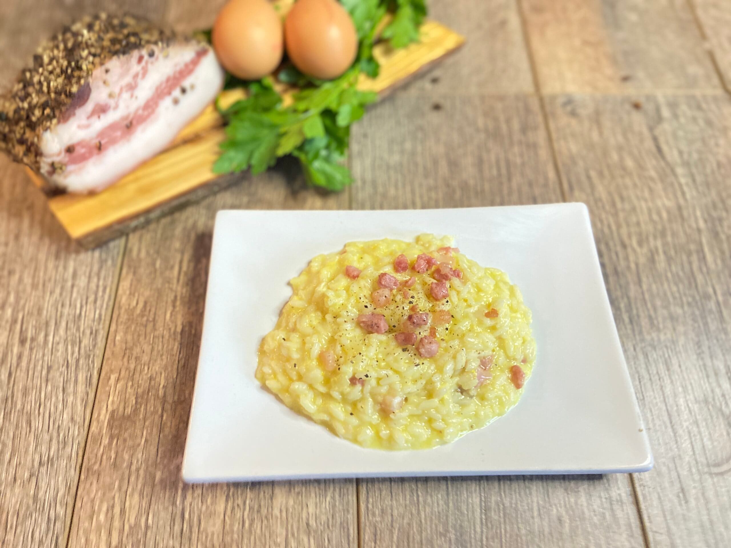 Risotto alla carbonara