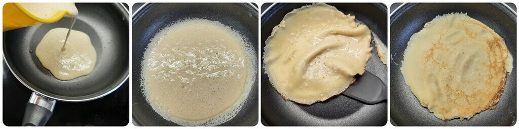 Pannenkoeken met gemengde champignons