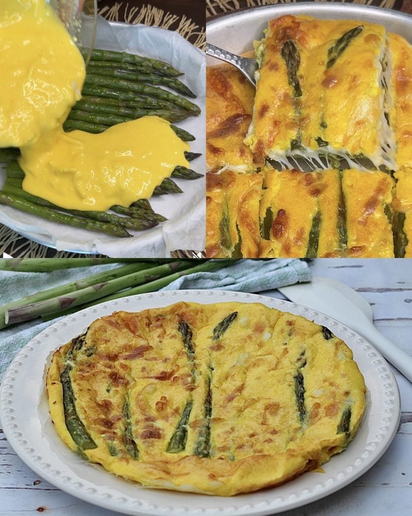 Soufflé van asperges, voor degenen die zeggen dat ze niet van asperges houden, zullen ze van gedachten veranderen