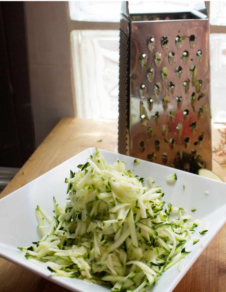 Citroenrisotto met garnalen en courgettes