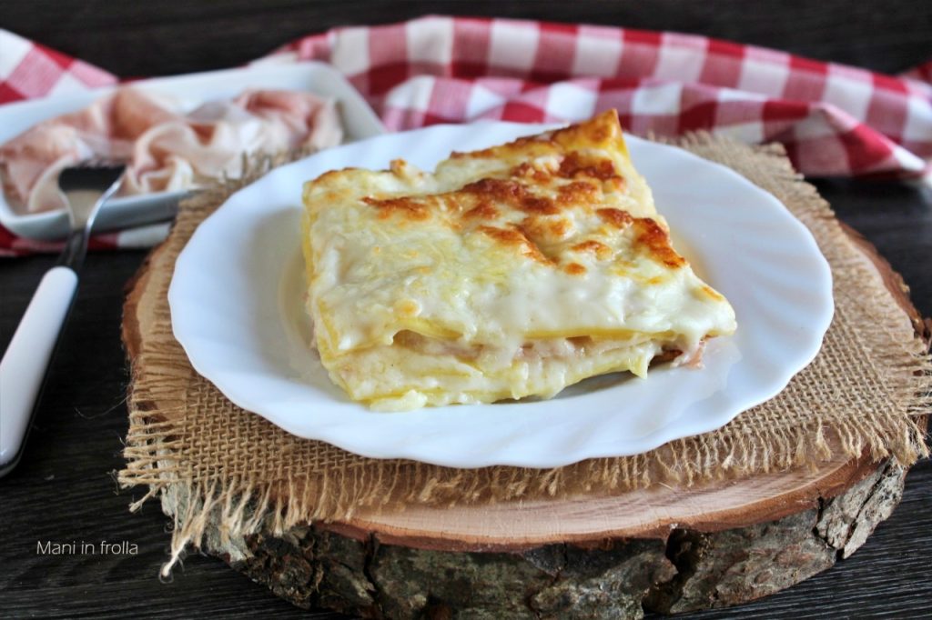Lasagne met Ham en Scamorza