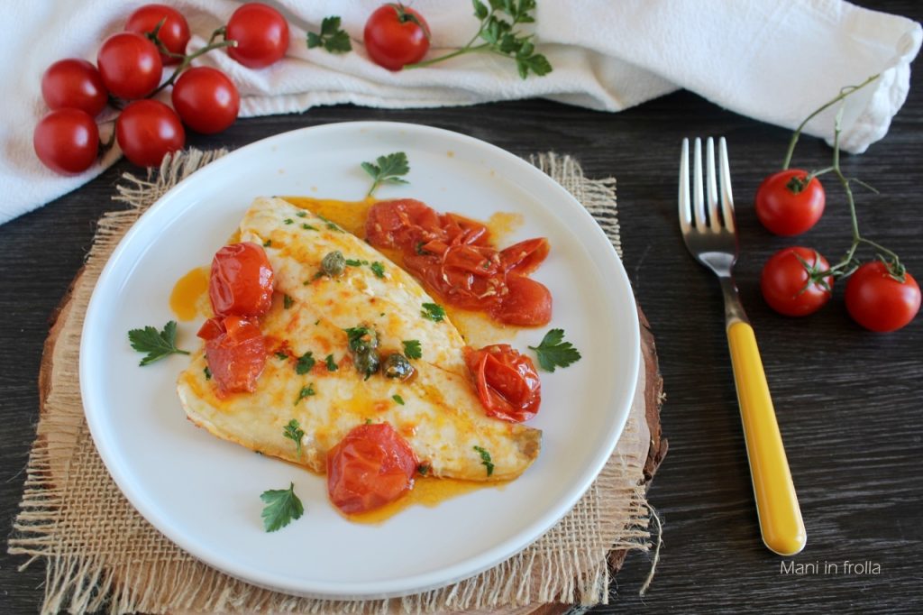 Doradefilets met Kersentomaten