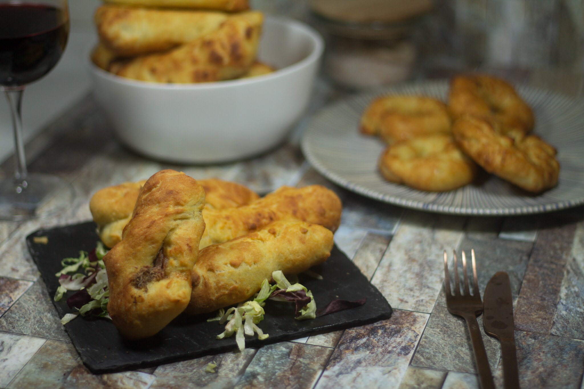 CALABRESE ZEPPOLE IN HETELUCHTFRITEUSE