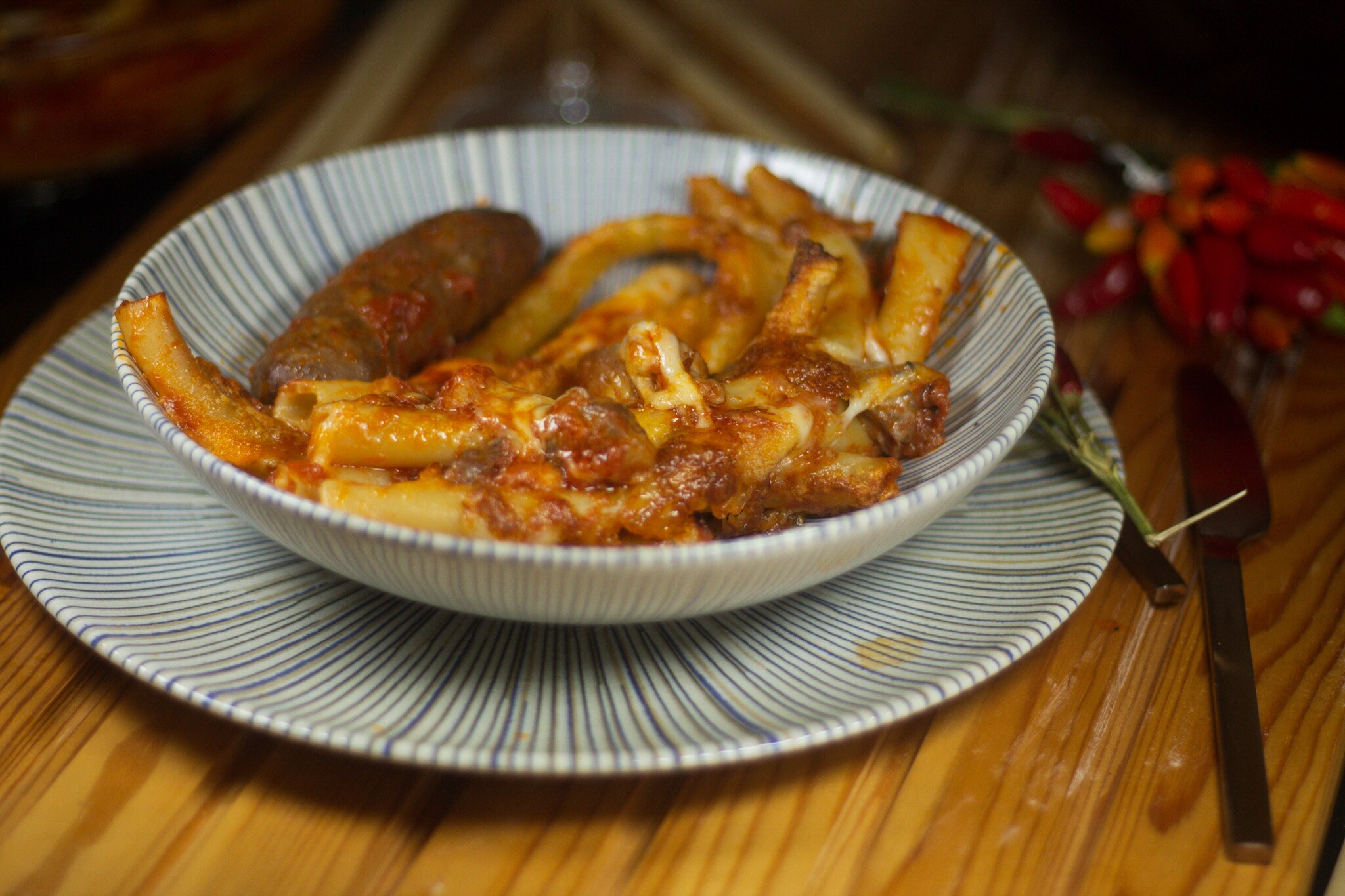 ZITONI UIT DE OVEN MET NAPOLITAANSE RAGÙ