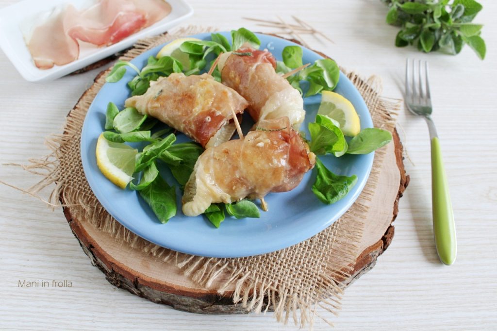 Scholfilets met Speck en Salie