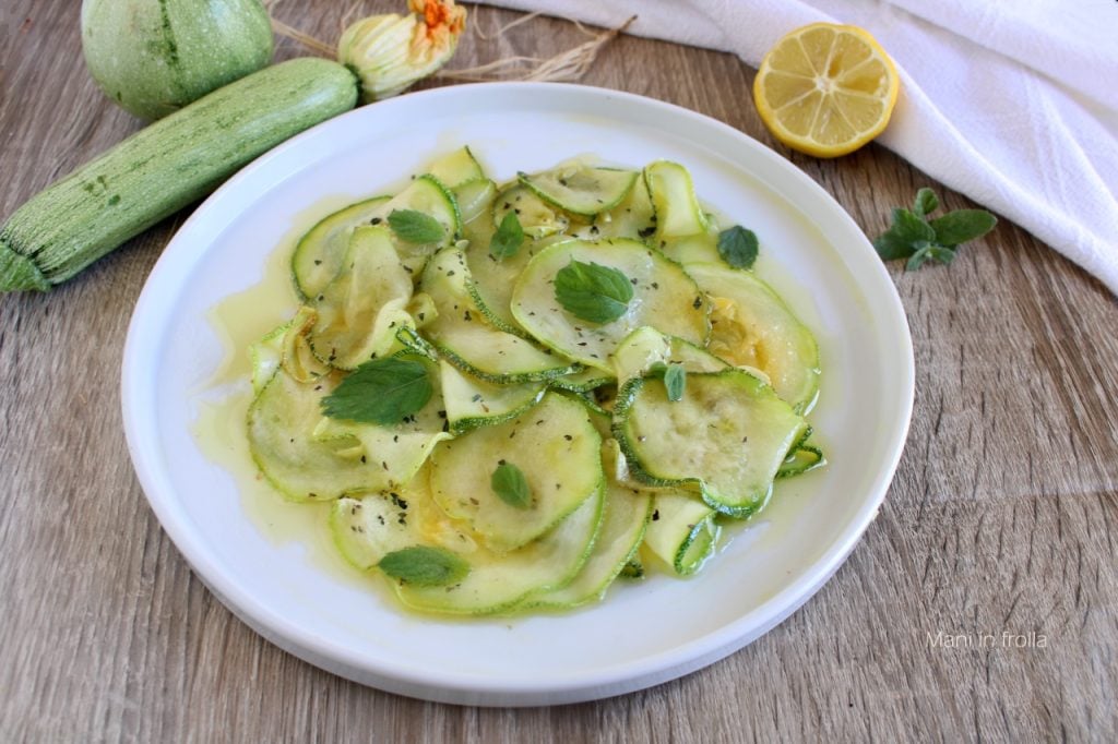 Gemarineerde courgettes