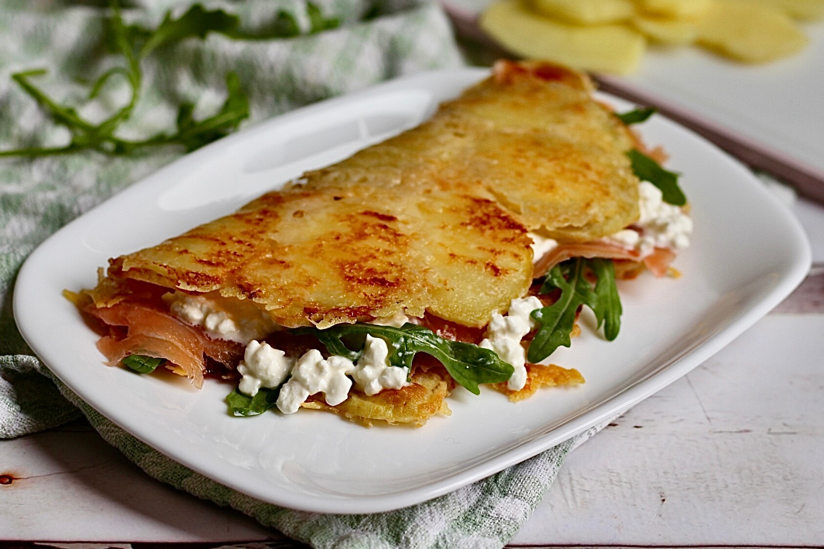 Aardappelpannenkoek zonder deeg, in een paar minuten heb je een geweldige maaltijdredder!