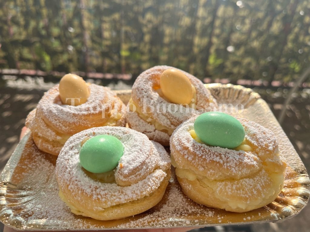 gegratineerde zeppole