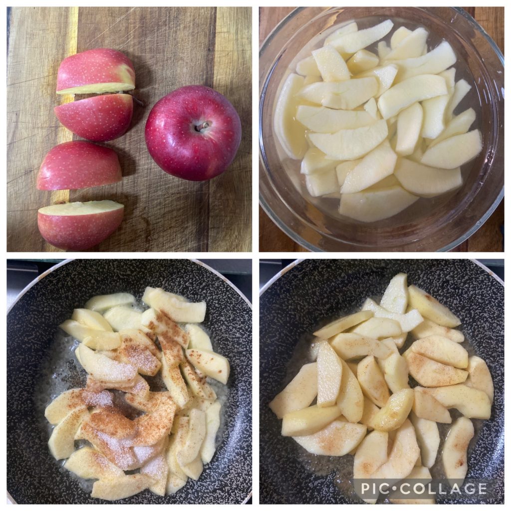 zoete appelomelet