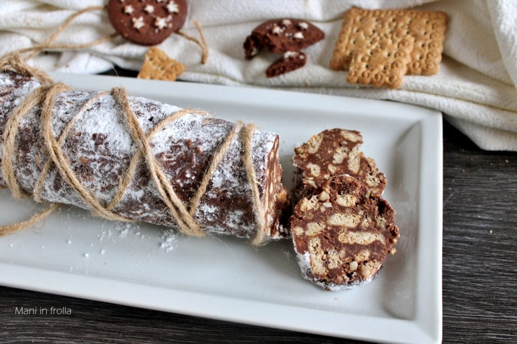 Chocoladesalami zonder eieren