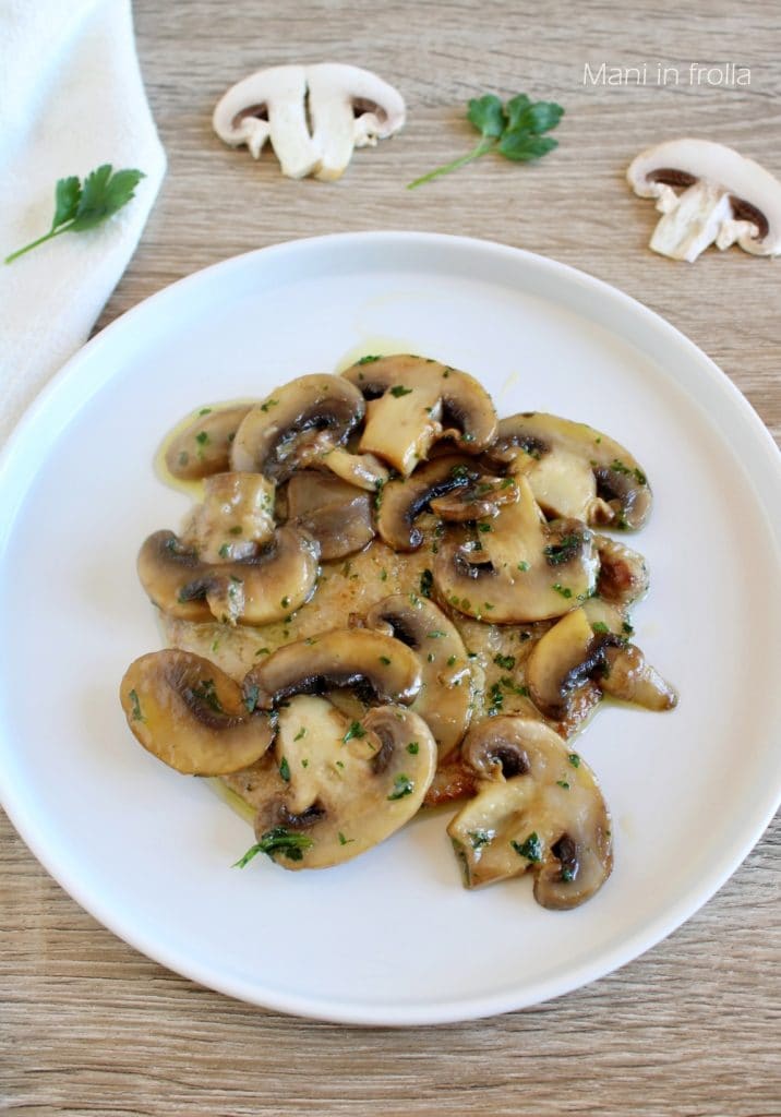 kalfschnitzels met champignons