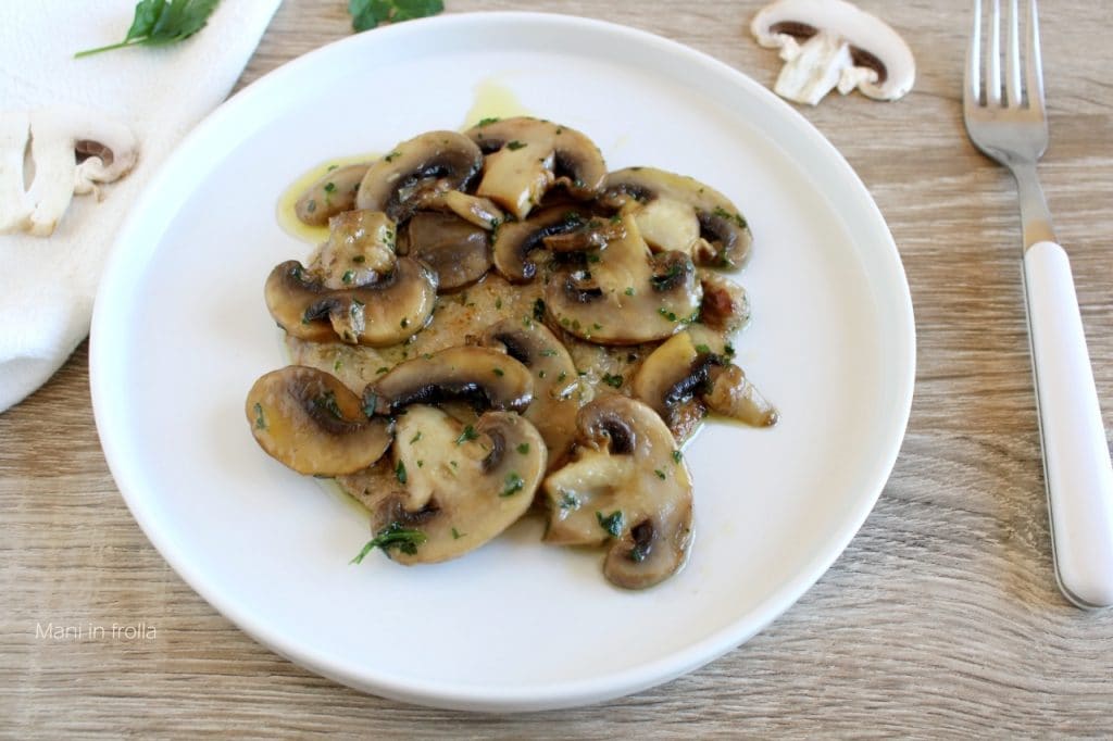 kalfschnitzels met champignons