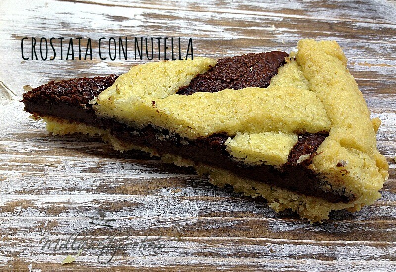 zachte taart met nutella