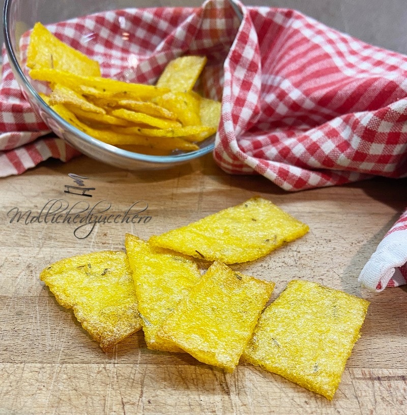 knapperige chips
