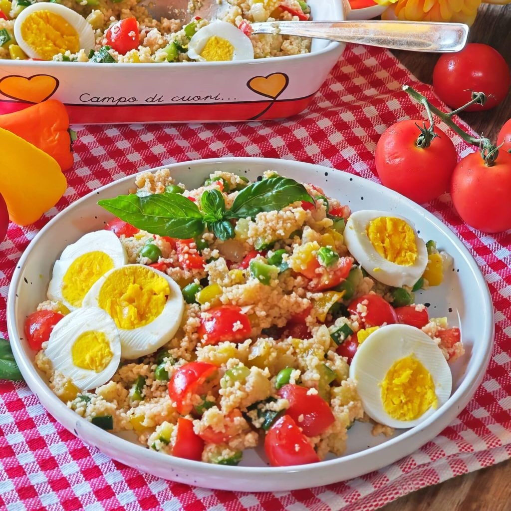 Couscous salade met groenten