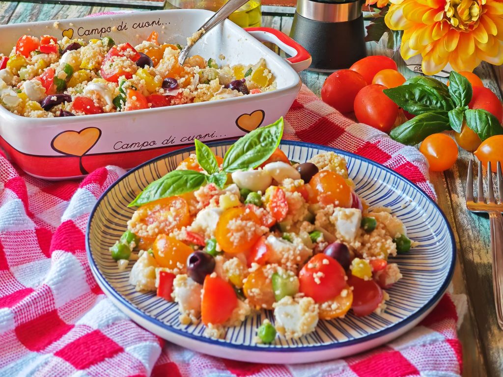 De mediterrane couscous salade