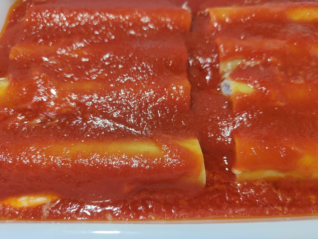 Cannelloni met saus