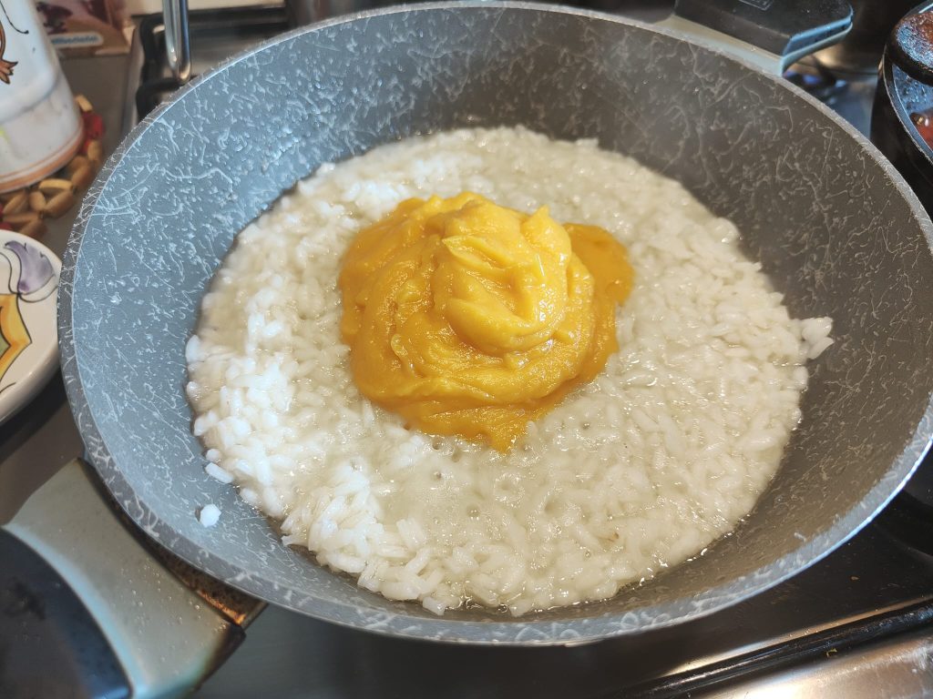 Pompoen en Toma Risotto