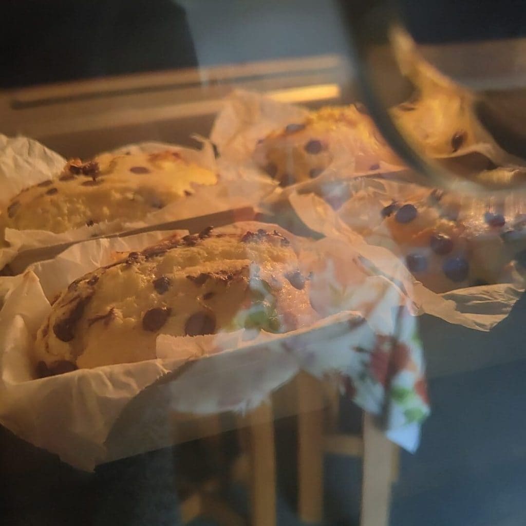 Mini cakejes met chocoladestukjes