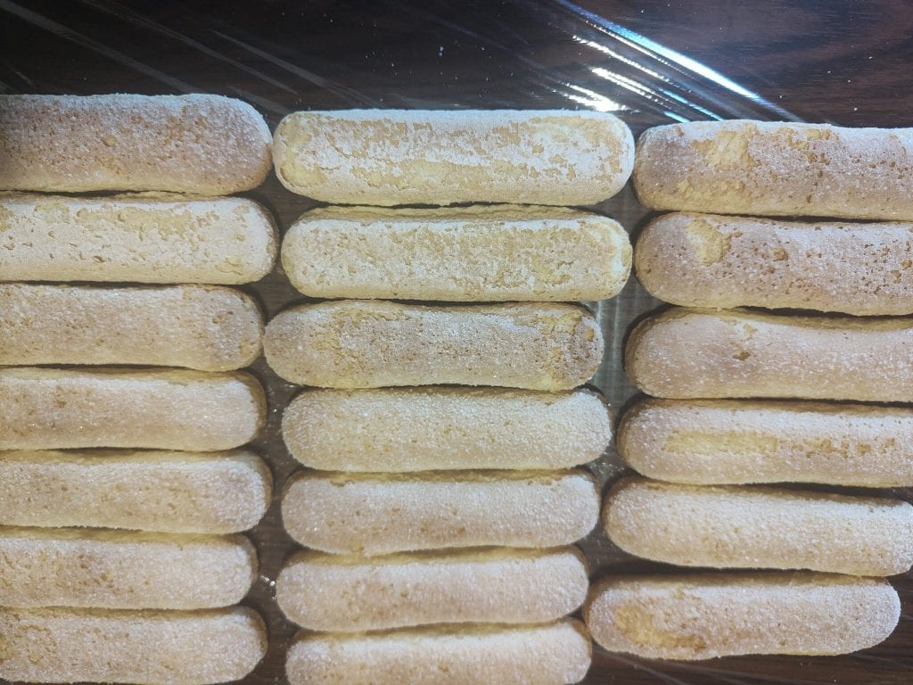 Kersthuisje van tiramisù