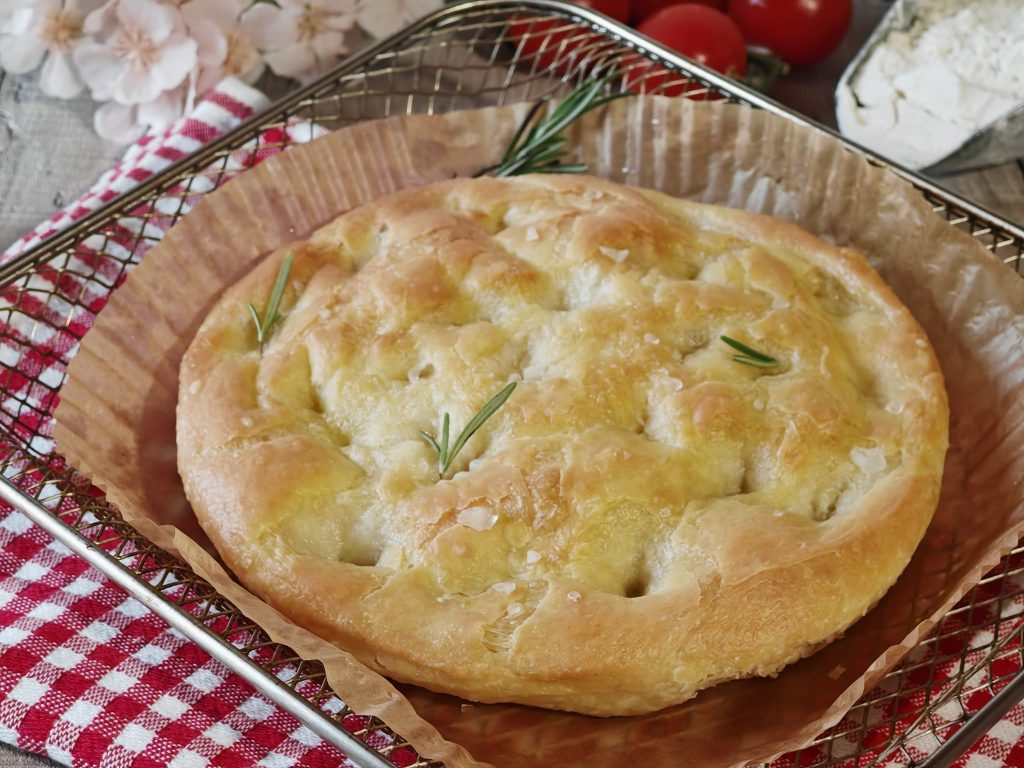 Focaccia Genovese in de airfryer