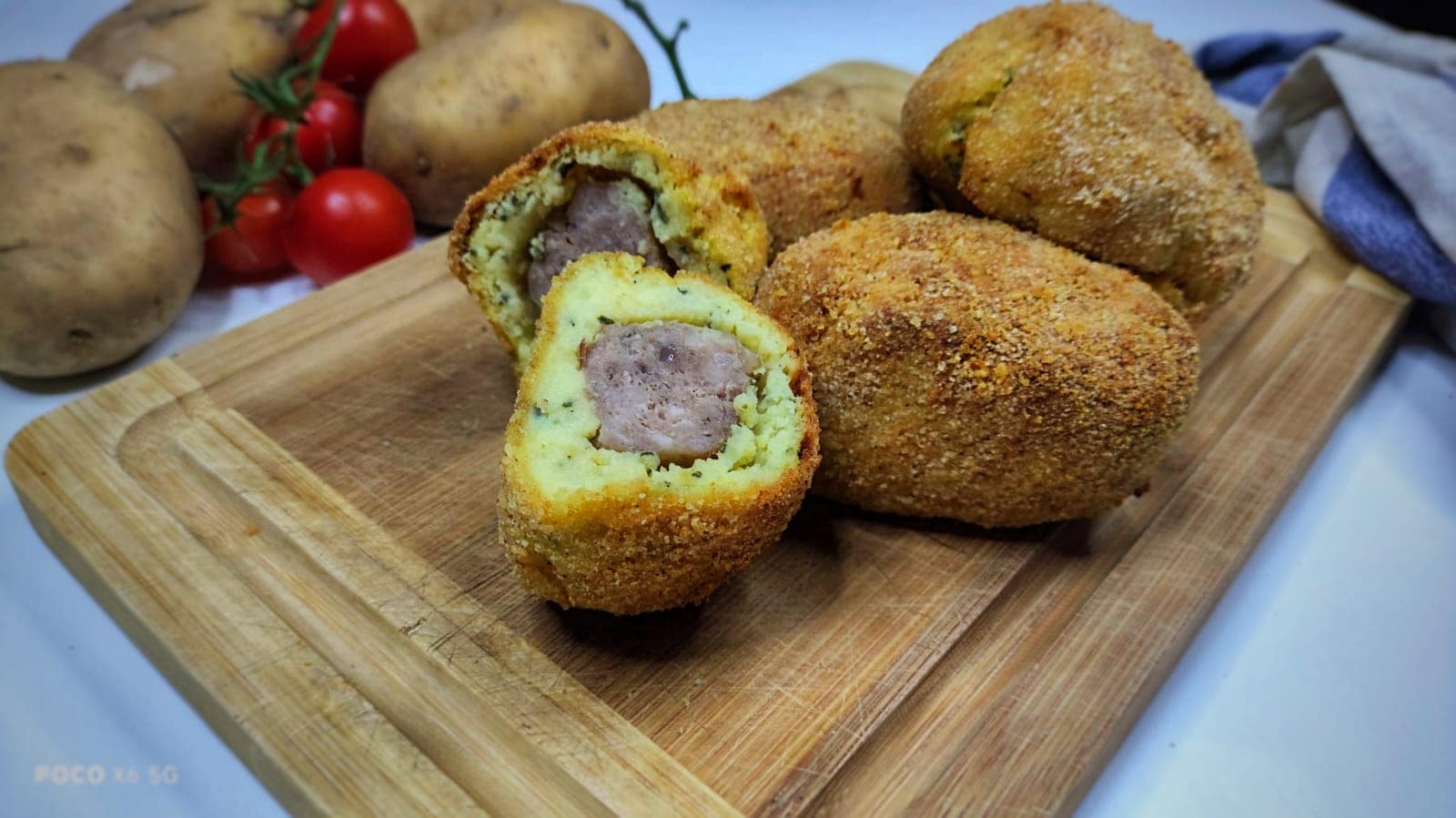 Aardappelkroketten Met Worst: Licht en Smakelijk in de Airfryer