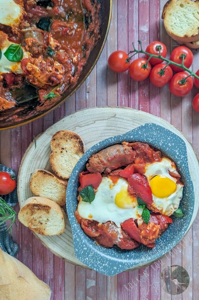 Affunatieglie: Umbrische recept van paprika's en eieren