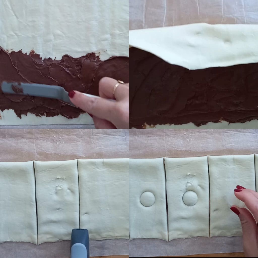 Spinnetjes met Nutella
