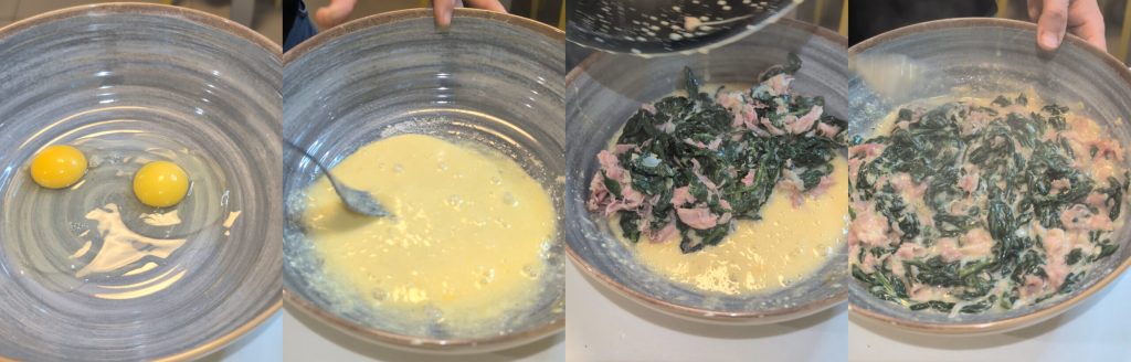 Hartige taart met ham en spinazie makkelijk en lekker