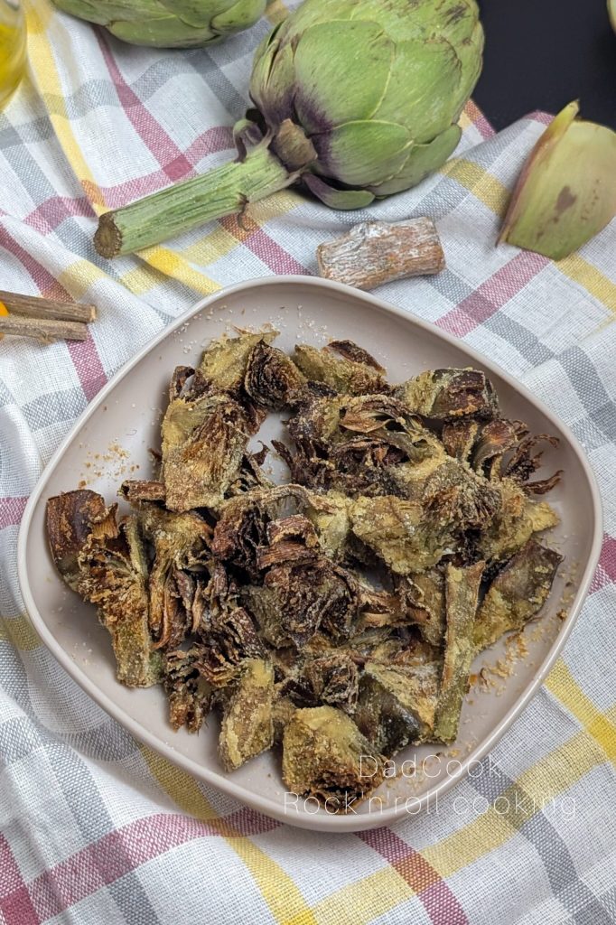 Krokante artisjokken in de airfryer in slechts 15 minuten