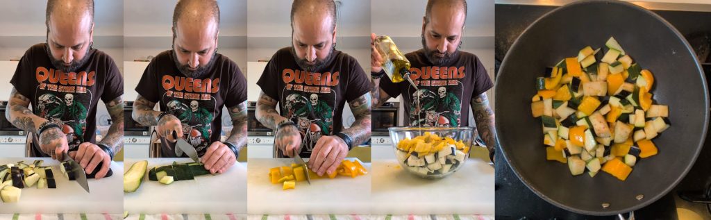 Quinoasalade met Gegrilde Groenten en Gemarineerde Tofu