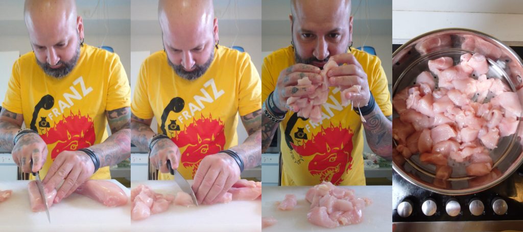 Zomerse Lichte Kipsalade met Yoghurt en Miso Dressing