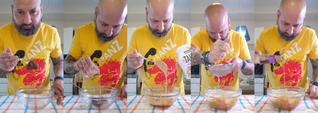 Zomerse Lichte Kipsalade met Yoghurt en Miso Dressing