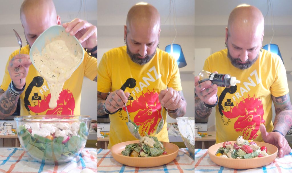 Zomerse Lichte Kipsalade met Yoghurt en Miso Dressing