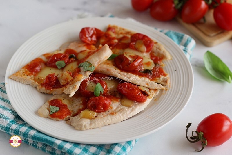 Lichte kalkoen met mozzarella