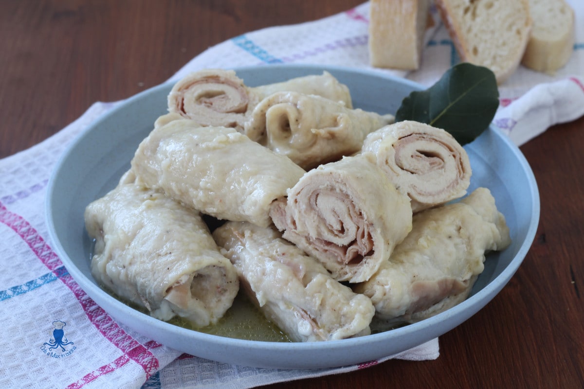 Kiprolletjes met ham en kaas