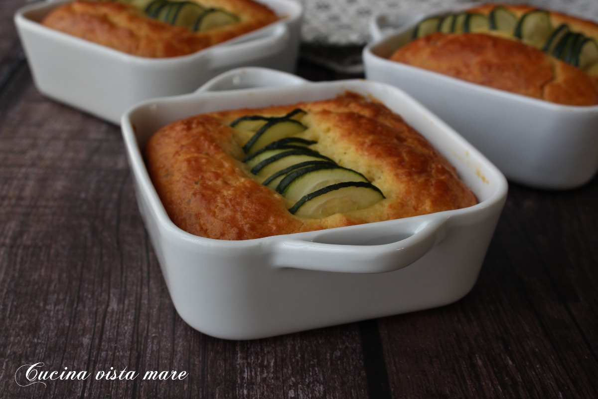 Kleine courgette taartjes