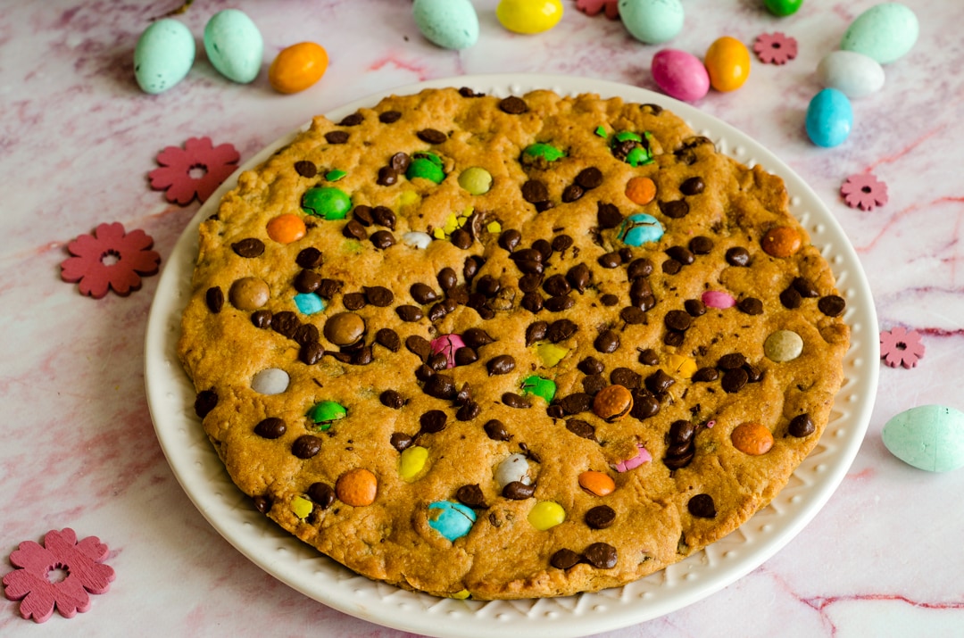 Koekjes Taart met Chocoladestukjes, heerlijk en gemakkelijk!