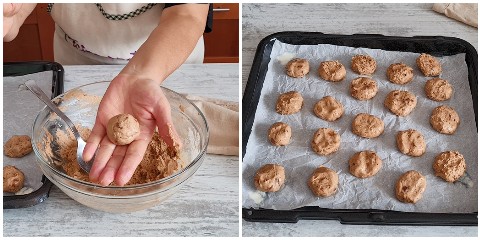 vorm de koekjes