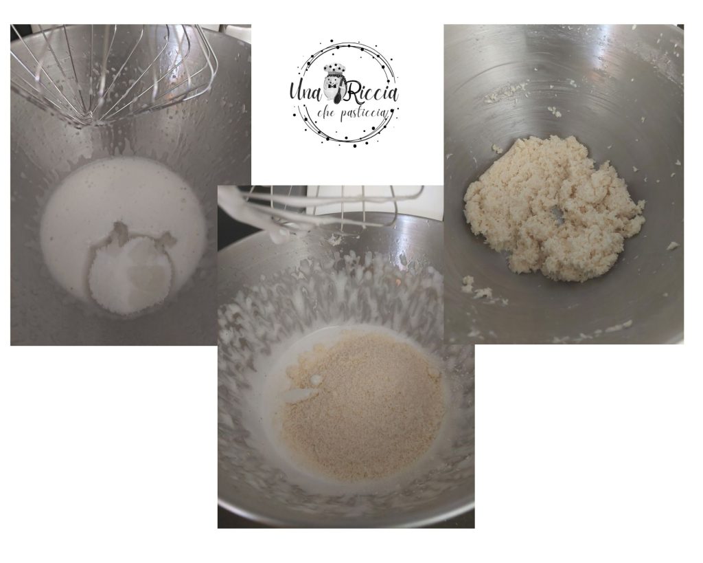 Kokosbiscuitjes en aquafaba mengsel