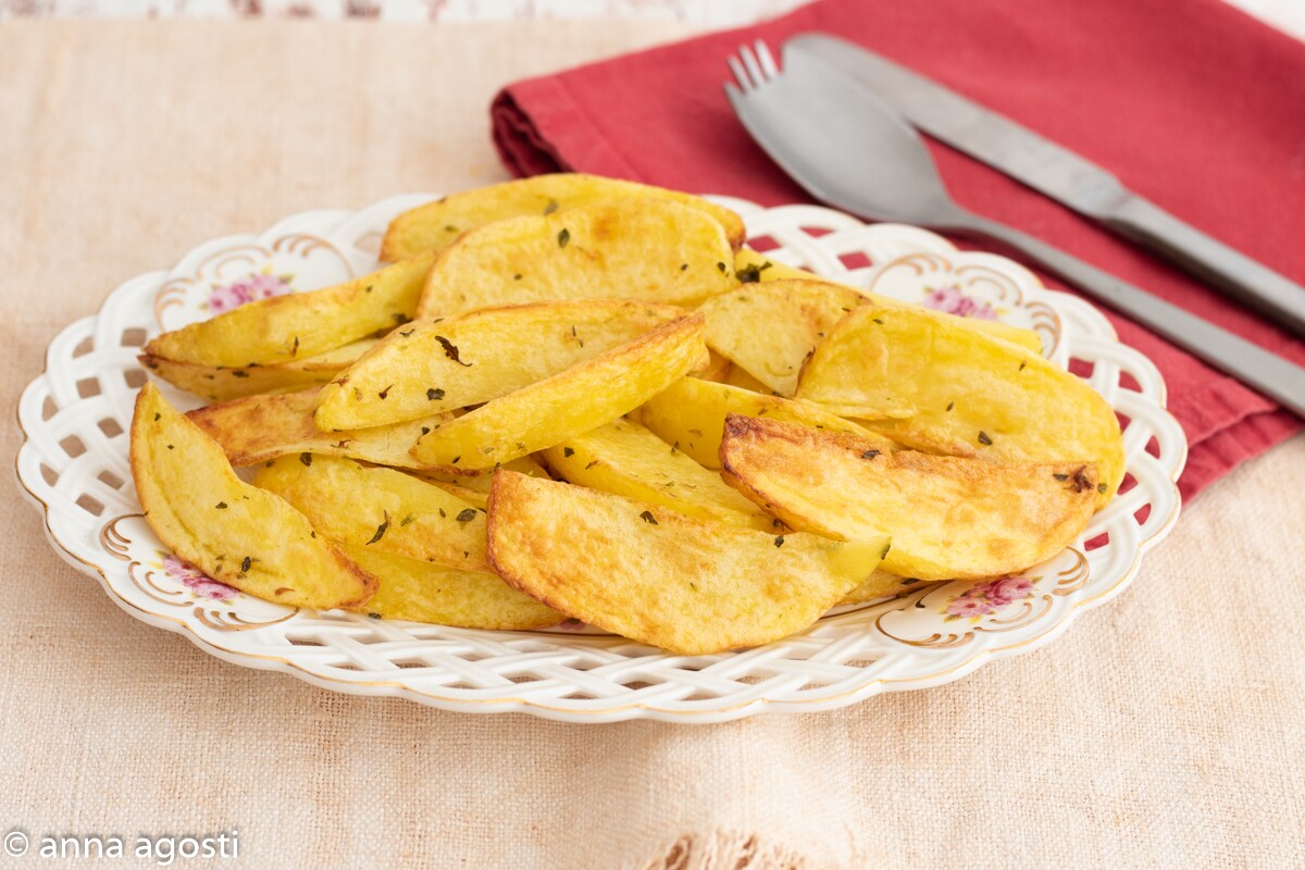 Kruiden Geroosterde Aardappelen in de Airfryer
