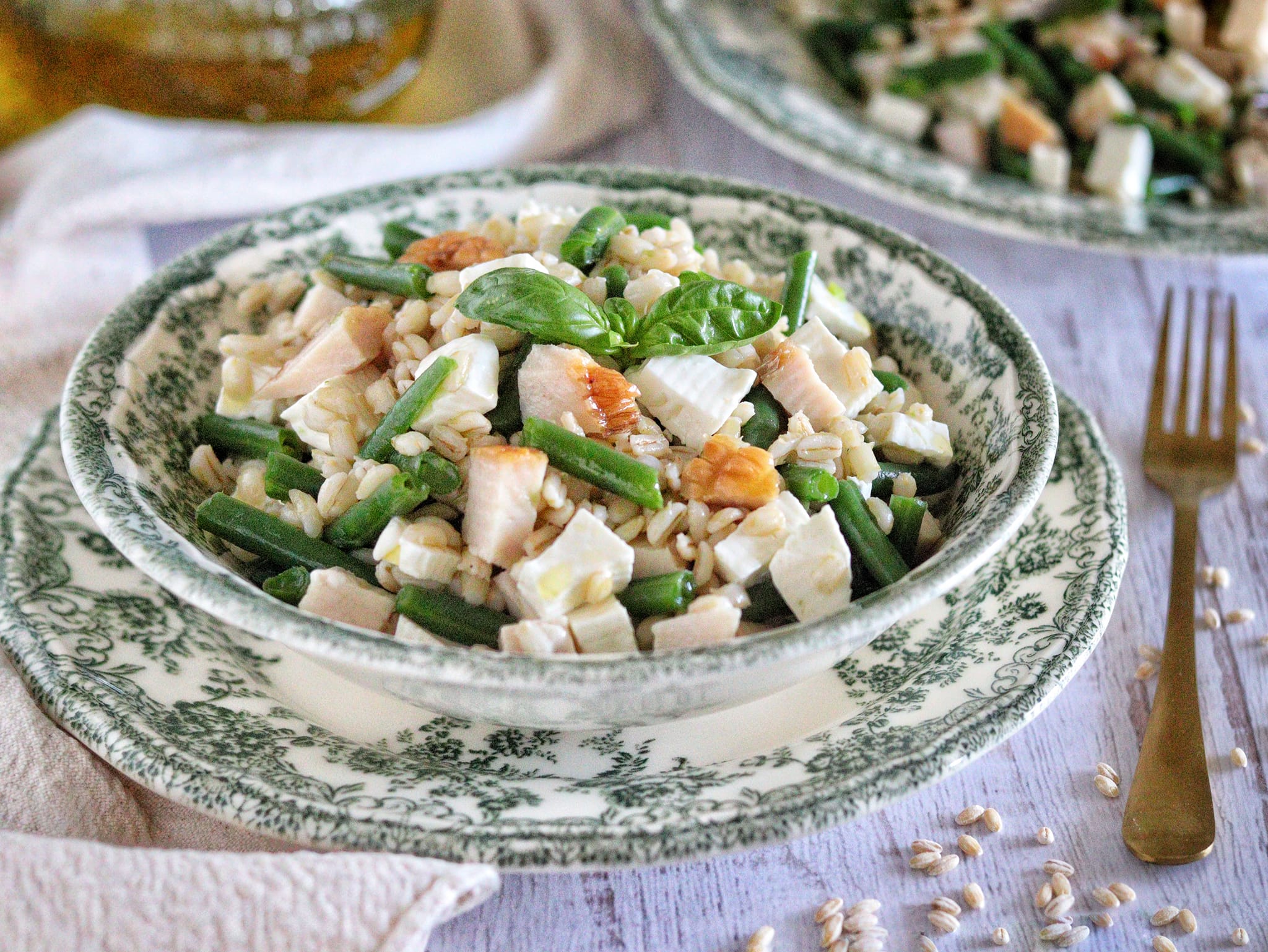 Lichte parelgerstsalade