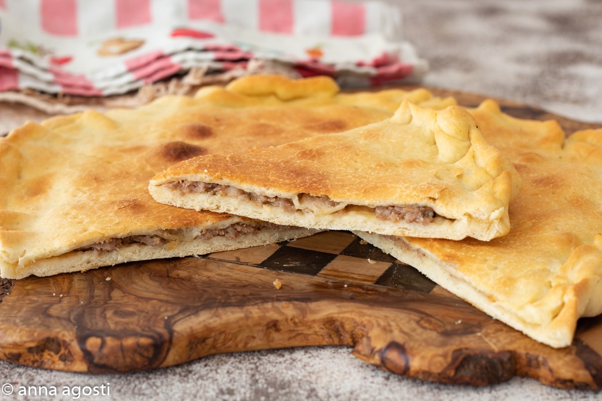 Ligurische Focaccia met Gizzoa-worst