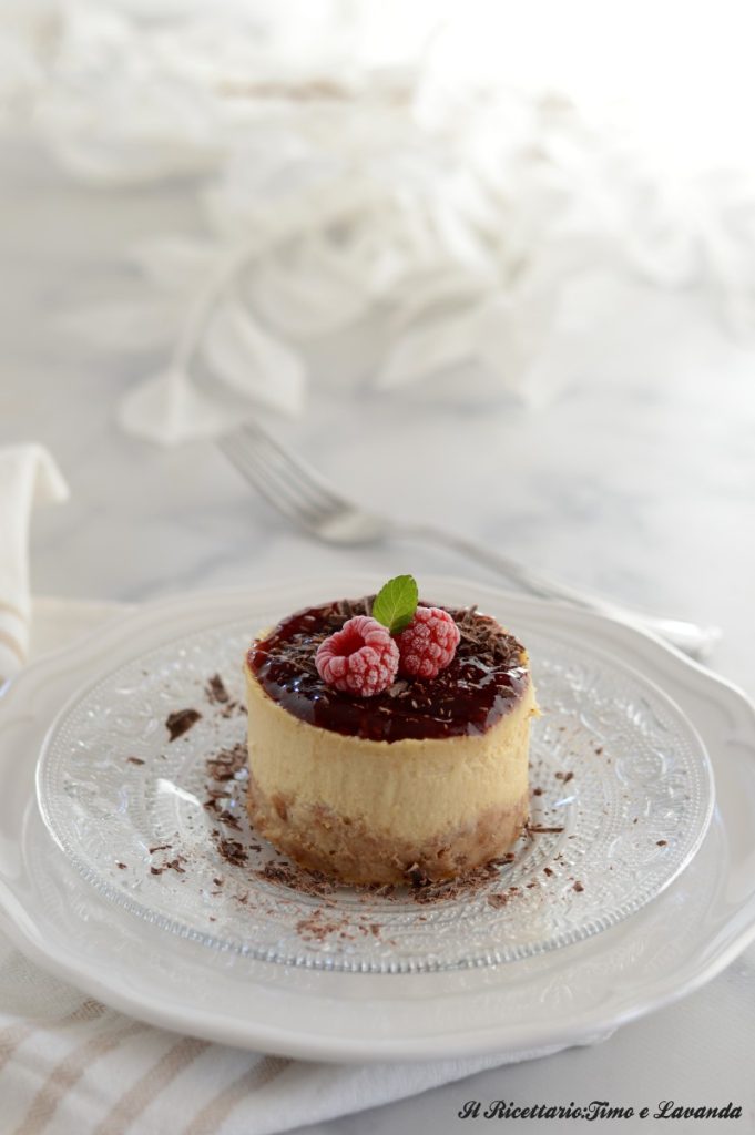 mini vegan cheesecake
