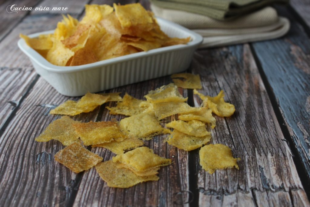 Maïschips Keuken met zeezicht