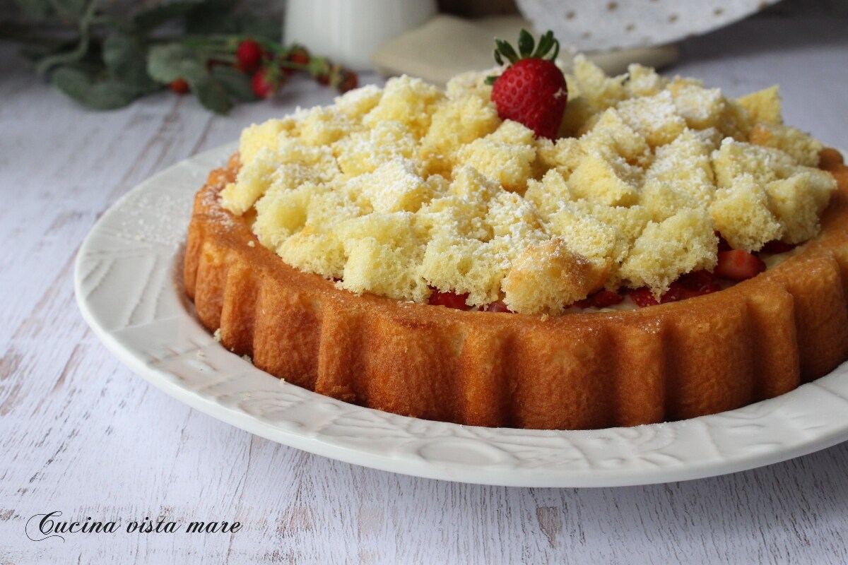 Mary Ann Taart met Aardbeien