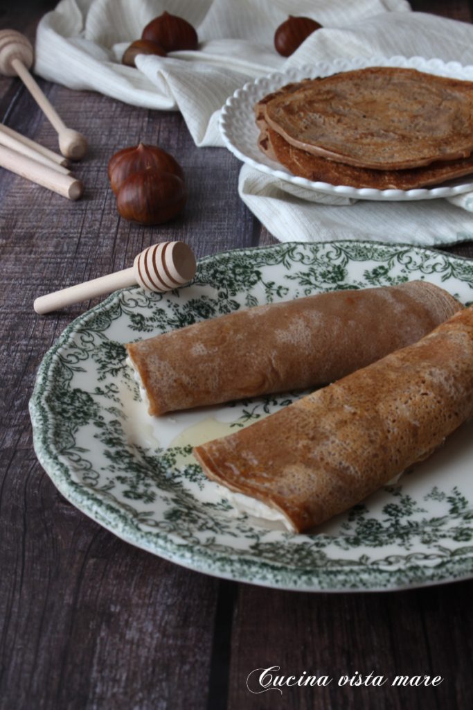 Necci met ricotta Koken met uitzicht op zee