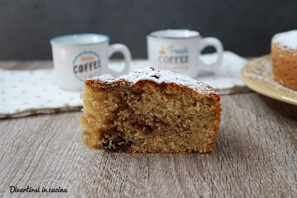 Nutella yoghurt en koffie taart